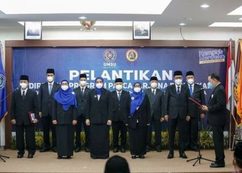 REKTOR UMSU LANTIK DEKAN DAN DIREKTUR PASCASARJANA
