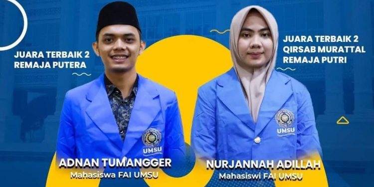 Mahasiswi MBS FAI UMSU Kembali Juara Pada MTQ Ke 38 Tingkat Provinsi SUMUT 2022