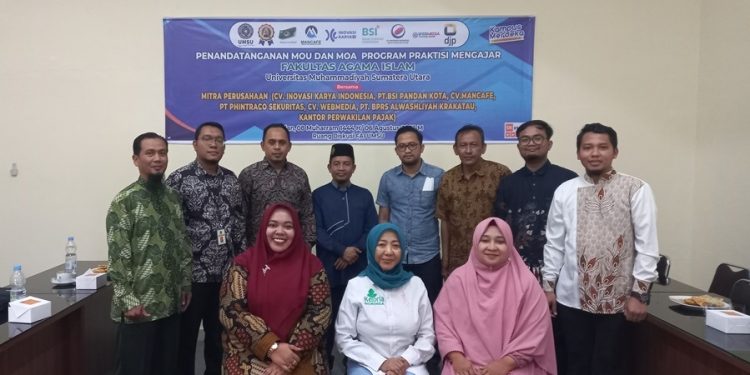 FAI UMSU dan Tujuh Lembaga Negeri Maupun Swasta Sepakat Kerjasama