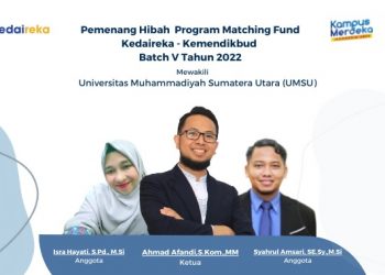 Dosen MBS FAI UMSU Menang Pendanaan Program Matching Fund Kedaireka KEMDIKBUDRISTEK RI Tahun 2022