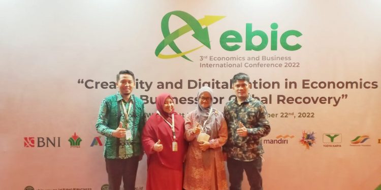 Dosen MBS FAI UMSU Jadi Peserta Internasional Conference 3rd EBIC USU 2022