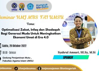 HMJ Manajamen Bisnis Syariah FAI UMSU Sukses Menggelar Seminar ZIS
