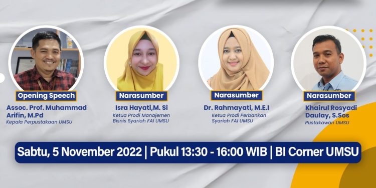 Kaprodi MBS FAI UMSU Jadi Narasumber Pada Kegiatan BIMTEK Literasi Informasi Berbasis IT Bagi Mahasiswa Tingkat Akhir