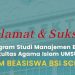 EMPAT MAHASISWA MBS FAI UMSU LULUS BEASISWA BSI SCHOLARSHIP 2022