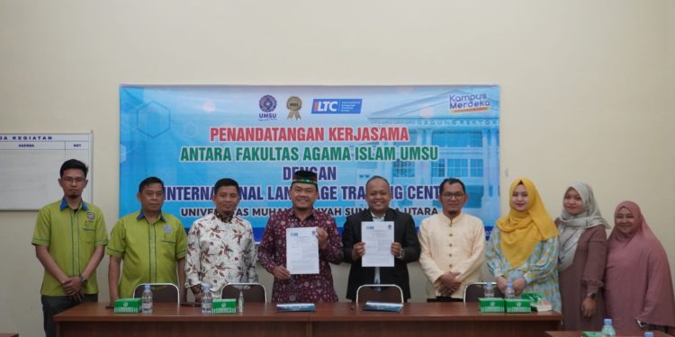 FAI UMSU dan Internasional Language Training Center Sepakat Kerjasama