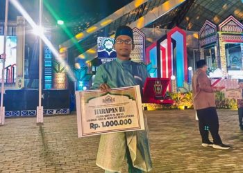 Mahmud Kholil Shofa Siagian Raih Juara Harapan III Cabang Qira’at Al Qur’an di MTQ SUMUT