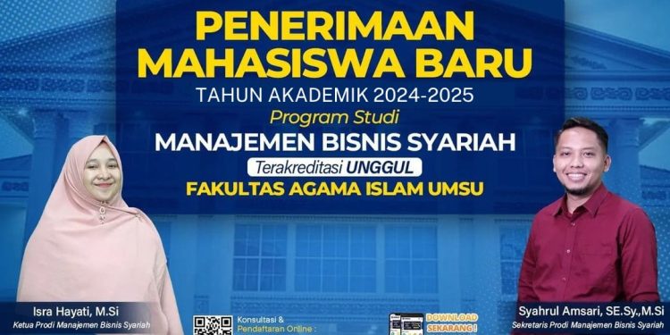 Penerimaan Mahasiswa Baru Tahun Akademik 2024-2025, Prodi MBS FAI UMSU Siapkan Akreditasi Internasional FIBAA