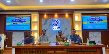 Tingkatkan Kopetensi, HMJ MBS FAI UMSU Gelar Seminar Kewirausahaan