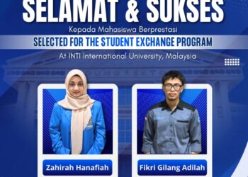 Dua Mahasiswa MBS FAI UMSU Terpilih Ikuti Program Student Exchange di INTI International University, Malaysia