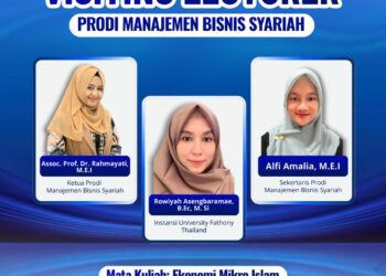 Prodi Manajemen Bisnis Syariah Gelar Visiting Lecturer Mata Kuliah Ekonomi Mikro Islam