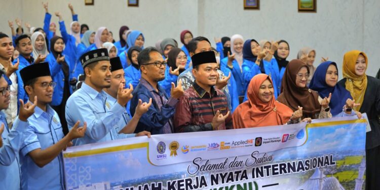FAI UMSU Lepas Mahasiswa KKN Internasional ke Empat Negara