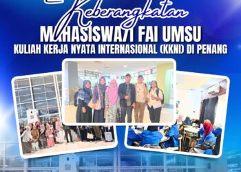 Mahasiswa FAI UMSU Berangkat KKN Internasional ke Penang